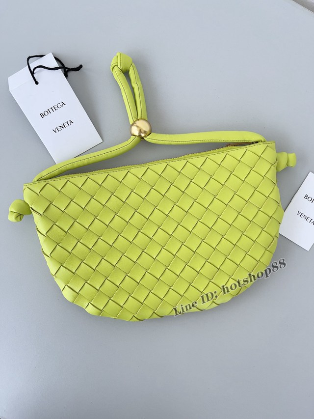 BV專櫃新款手工編織女包 葆蝶家BV金球Turn小號肩背女包 701023 bbv1278